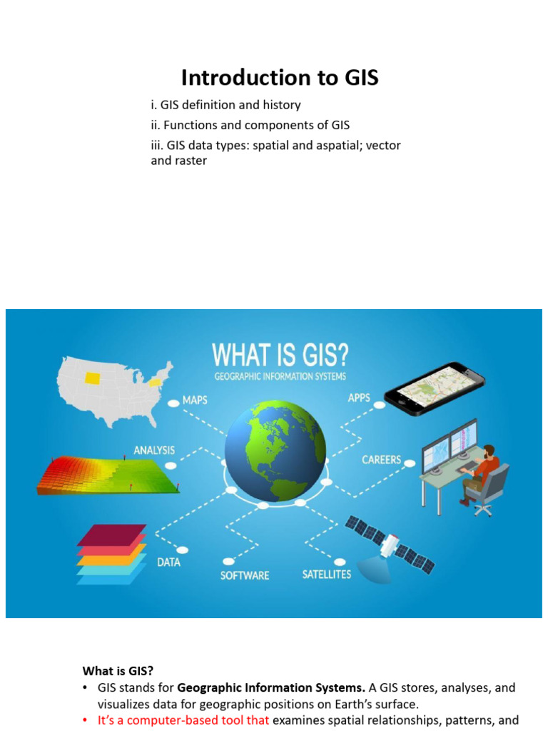 Chapter No. 1 Introduction To GIS | PDF | Geographic Information System ...
