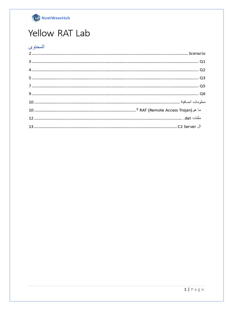 CCD Yellow Rat | PDF