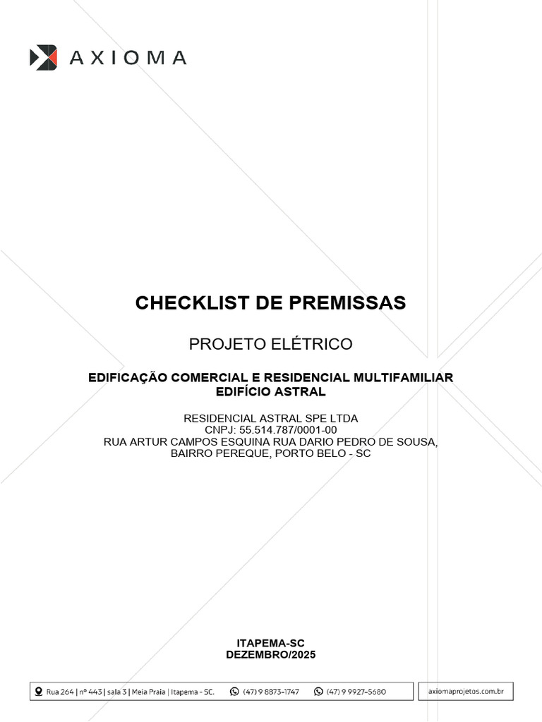 CDG Rac Ecm Pe Checklist Arq r00 | PDF