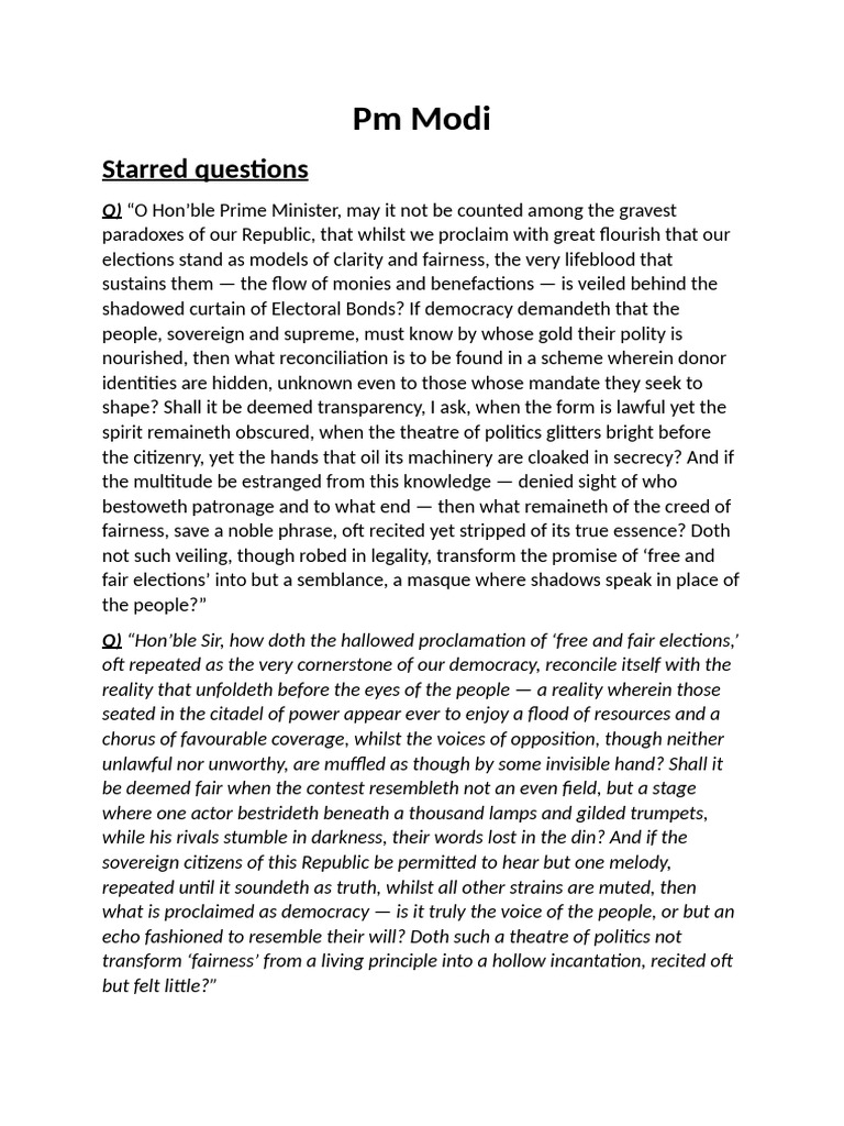Advance Questions | PDF | Democracy | Political Ideologies