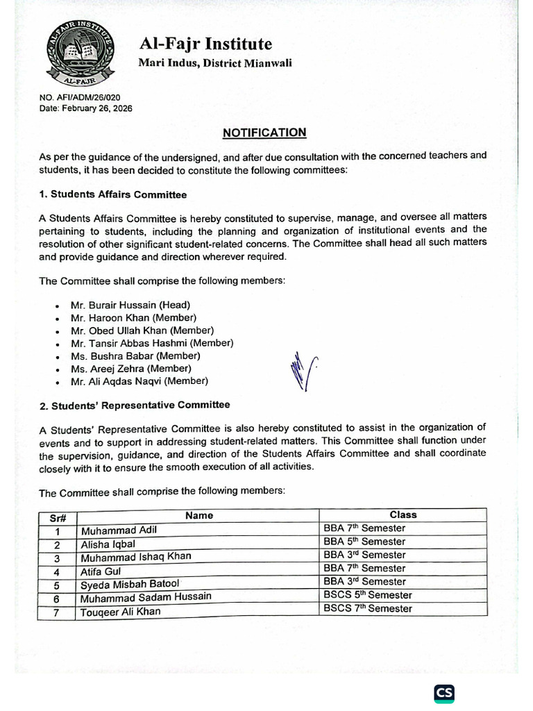Notification 26-02-26 | PDF