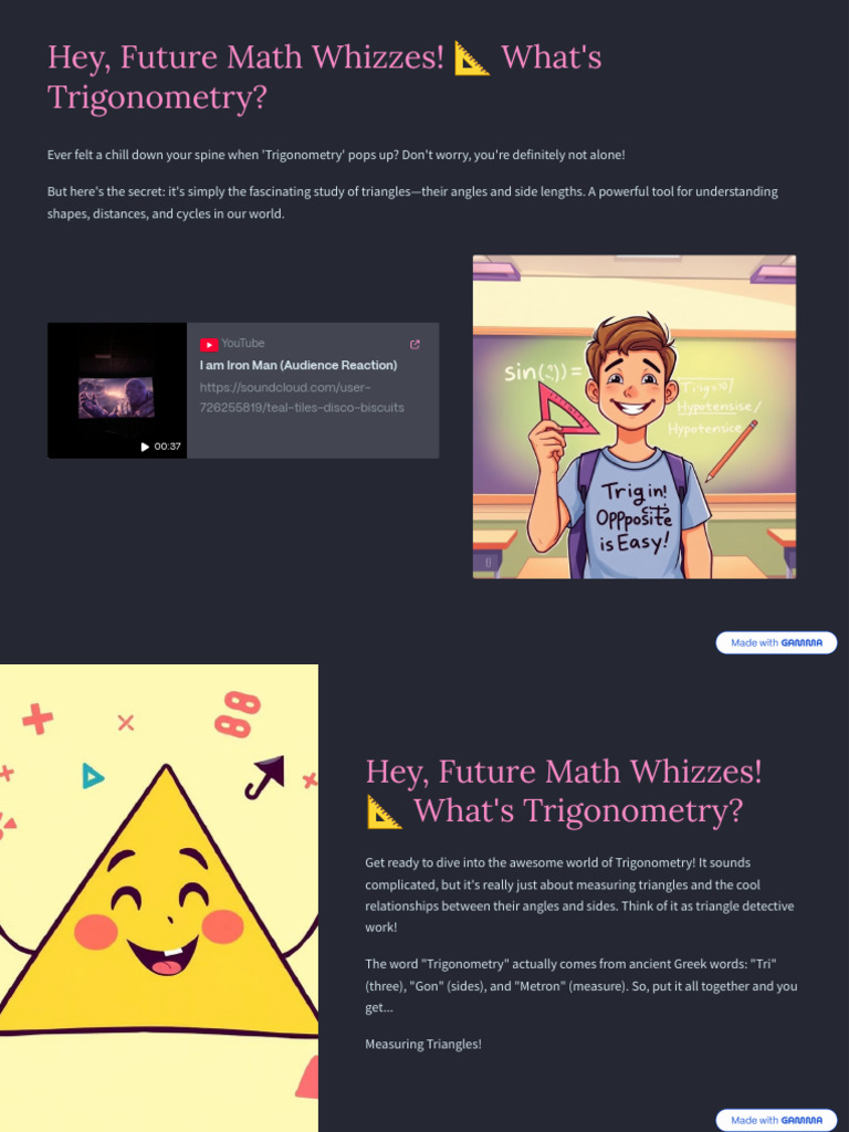 Hey Future Math Whizzes Whats Trigonometry | PDF | Trigonometric ...