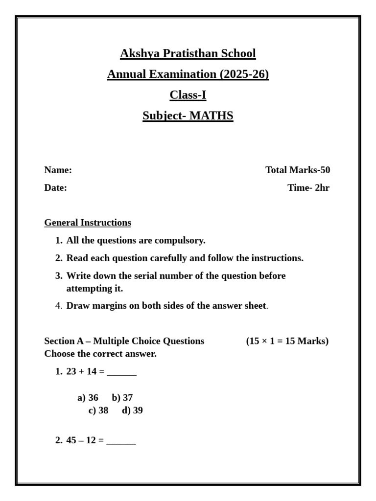 Class 1 Final Paper | PDF | Chess Openings | Chess Theory