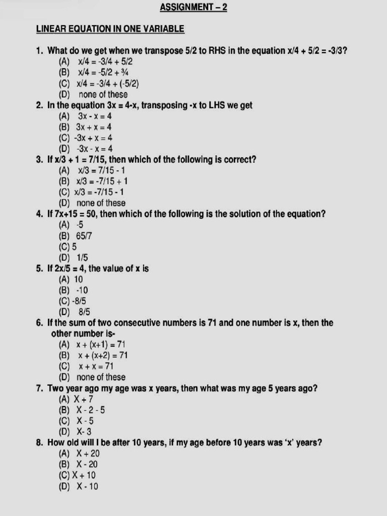 Maths Assignment 2 | PDF