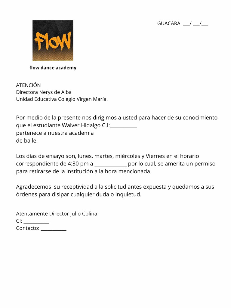 Constancia Flow Jhonas El Fastidioso | PDF