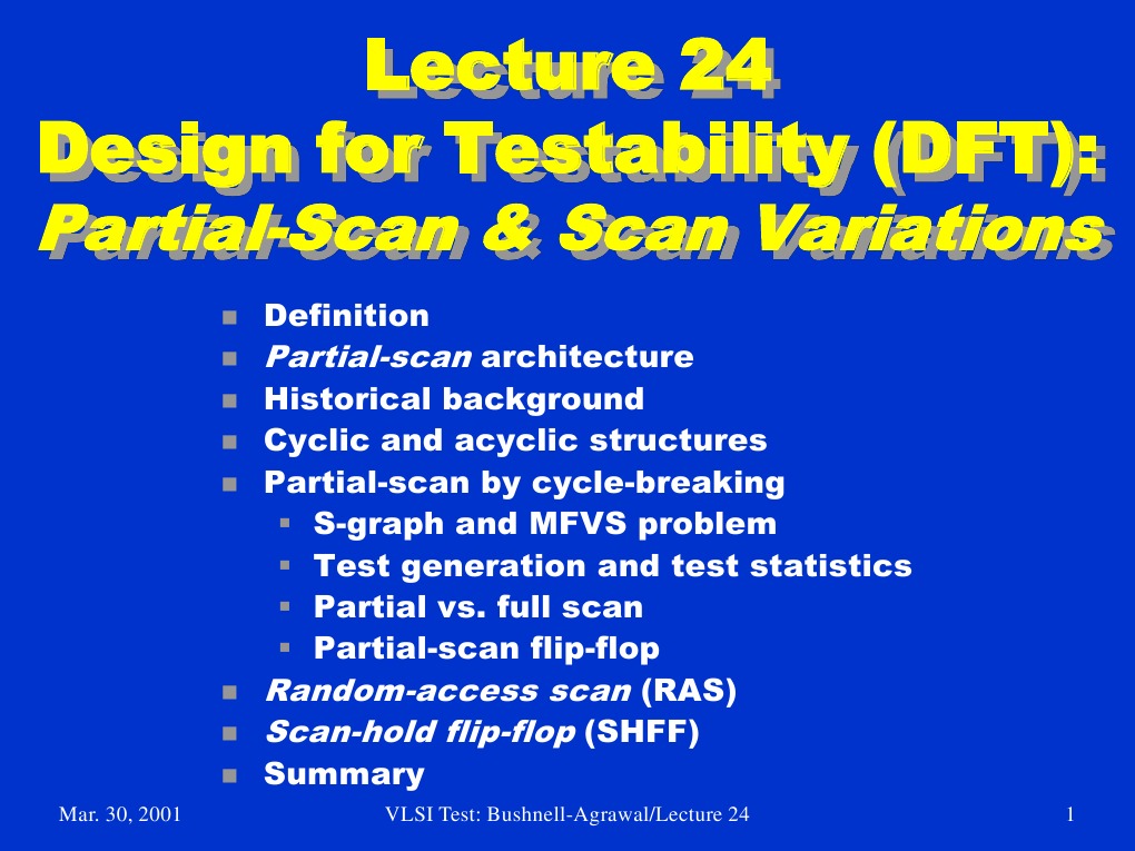 Design For Testability - 2 | PDF | Digital Electronics | Theoretical ...
