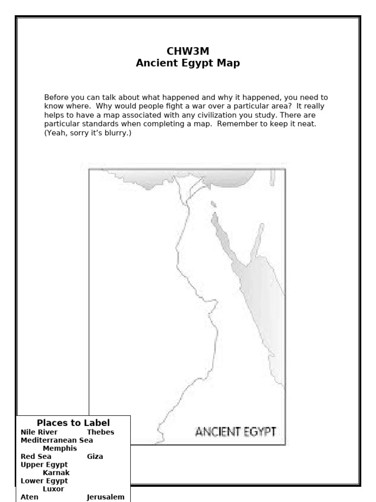 Egypt Map | PDF