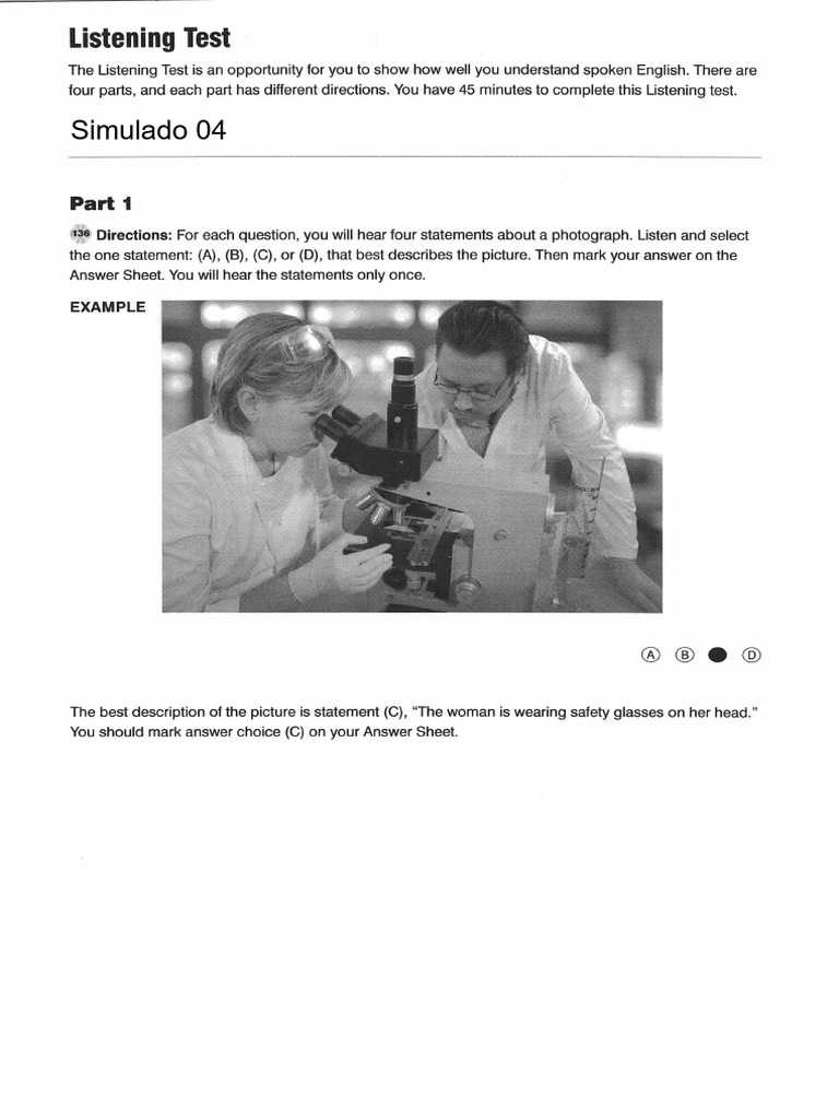 Simulado 04 Toeic | PDF