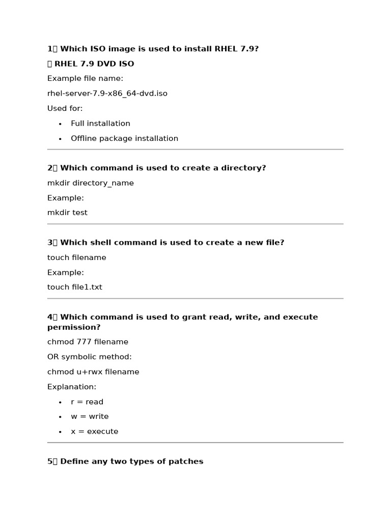 Linux Questions | PDF