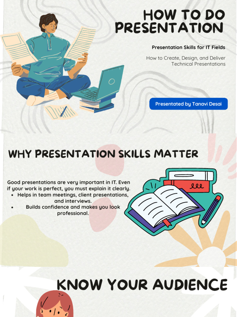 Colorful Simple Ilustrative How To Study Presentation | PDF