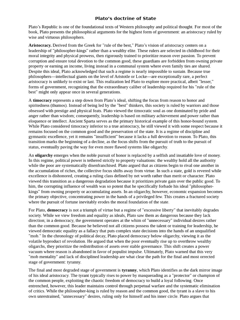 Plato | PDF