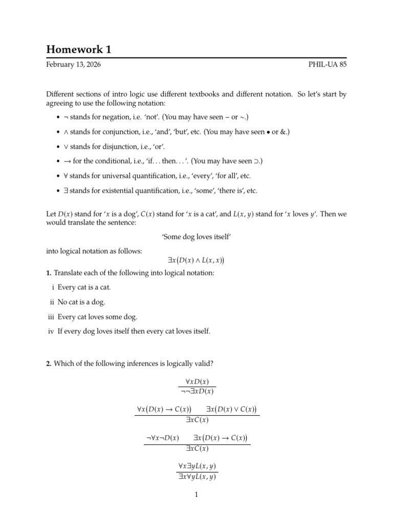 Homework 1 | PDF