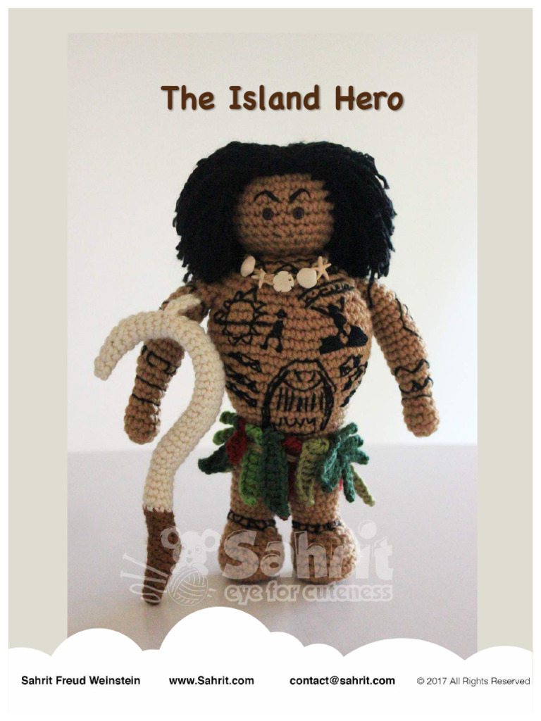 Moai | PDF | Crochet | Embroidery