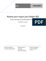Razões para migrar de Delphi 7 para Delphi XE2 White Paper
