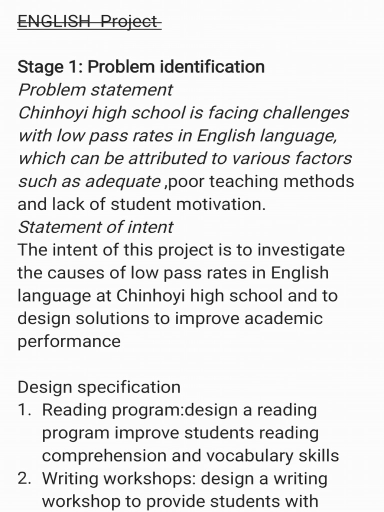 English Project | PDF