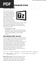 Download 7 Zip Commandline Examples by vbesp SN100506119 doc pdf