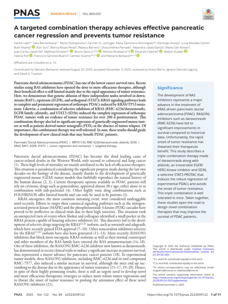 Liaki Et Al 2025 A Targeted Combination Therapy Achieves Effective ...