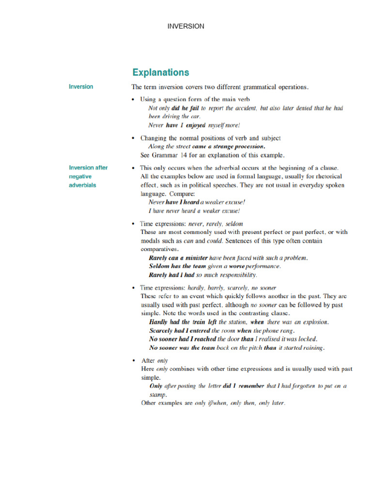 Inversion | PDF
