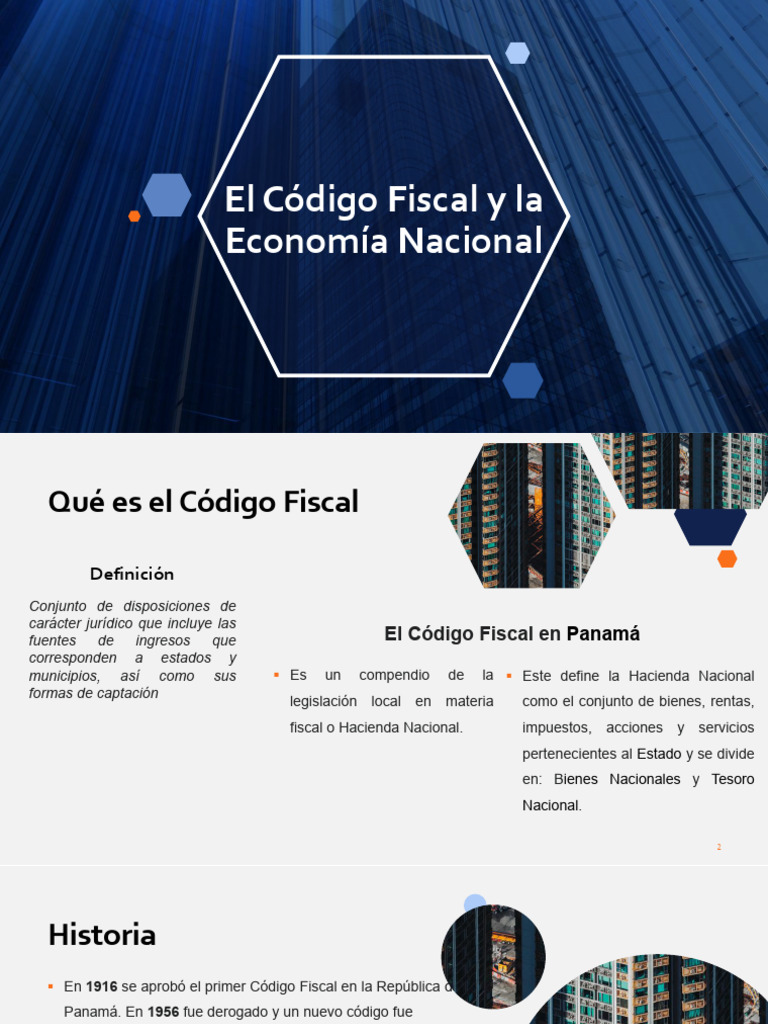 Codigo Fiscal y La Economia Nacional en Panamá | PDF | Impuestos ...