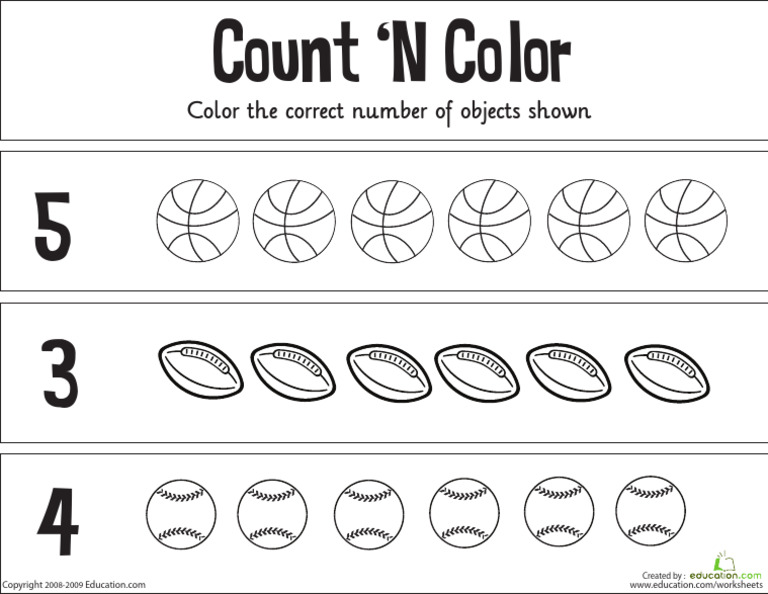 Count Color 1 5 | PDF