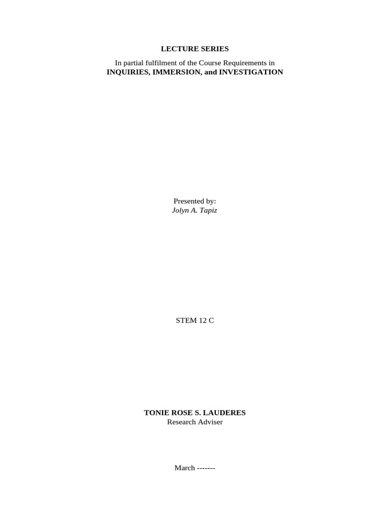 Cover Page For IIIs PT | PDF