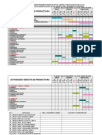 Cronograma de Actividades Tecnicos Agropecuario II Lapso 2008-2009