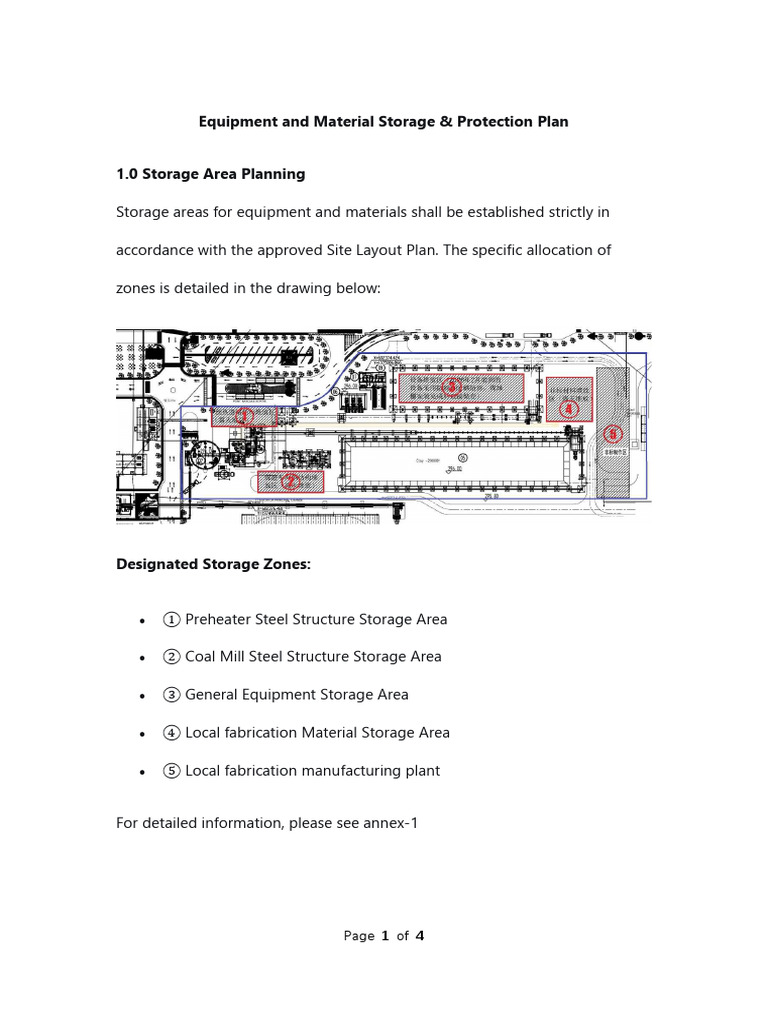 Storage & Preservation Plan | PDF | Steel | Materials