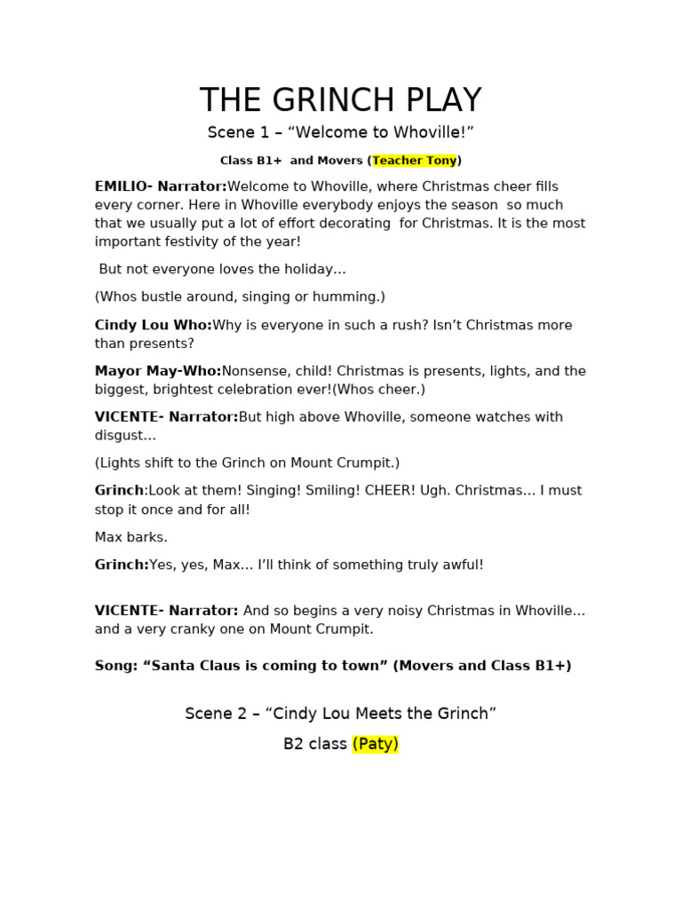 The Grinch Program (1) (Replica) 2 | PDF