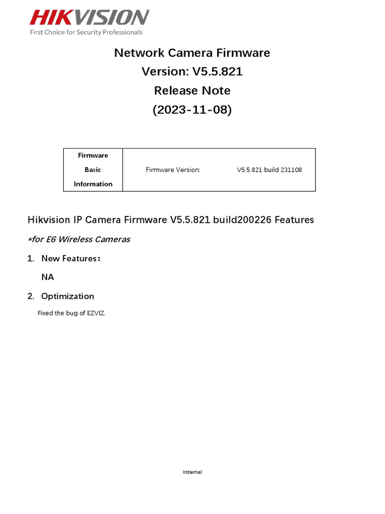 IPC E6 5.5.821 Release Note | PDF | Computing