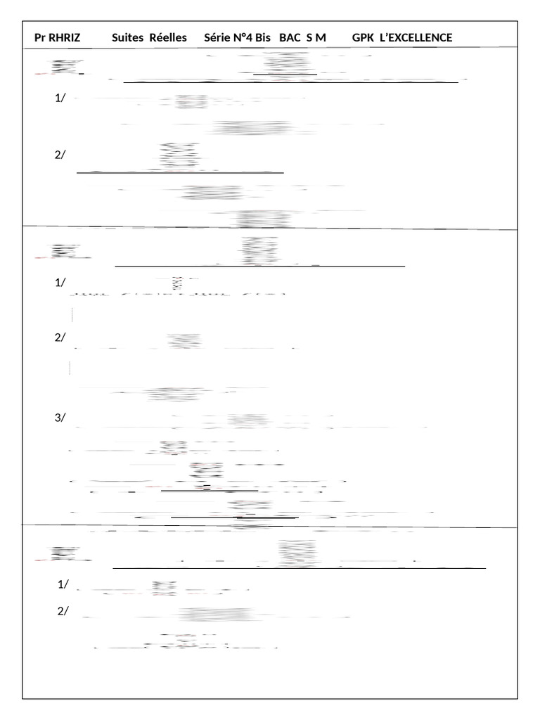 SUITES REELLES N° 4 BIS BAC SM | PDF