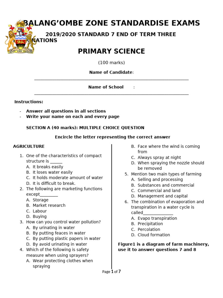 Primary Science STD 7 | PDF