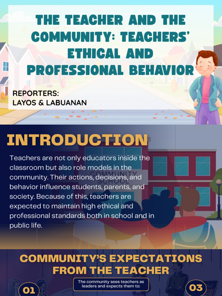 The Teacher and The Community | PDF | Teachers | Human Communication