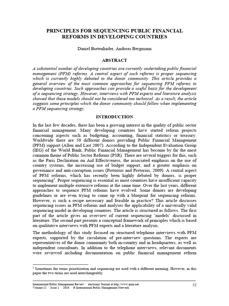 75-149-1-SM - Public Financial Management Deeloping Countries | PDF ...