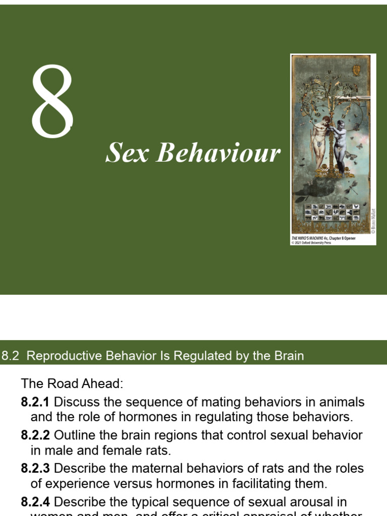 Watson 4e Chapter 8 Hormones Part 2 Sex Behaviour | PDF