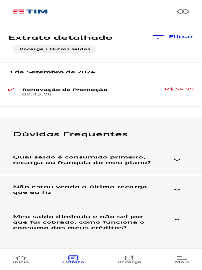 TIM - Meu Plano | PDF
