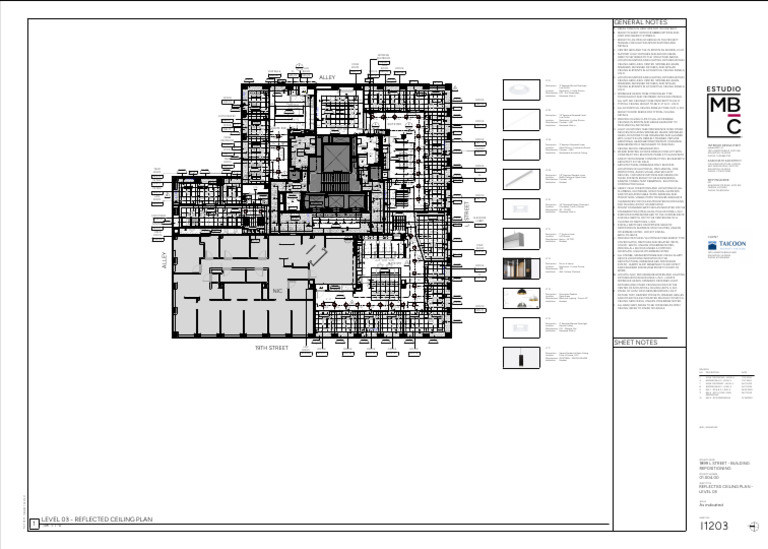 I1203 - Reflected Ceiling Plan - Level 03 - Ask 5 | PDF | Architectural ...