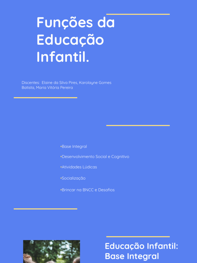 Educao Infantil e Desenvolvimento Integral | PDF | Cognição | Pedagogia