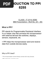 PPI 8255 in Microprocessor I/O Systems | PDF | Input/Output | Computer ...
