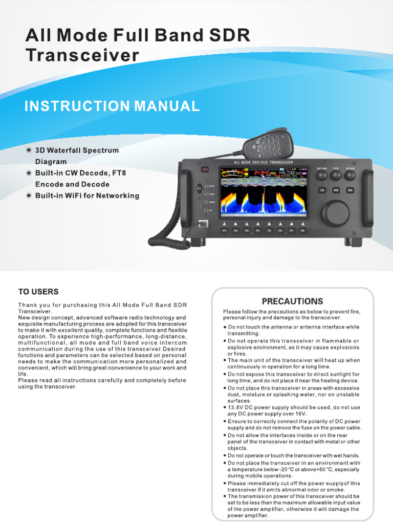 RS-998 User Manual | PDF