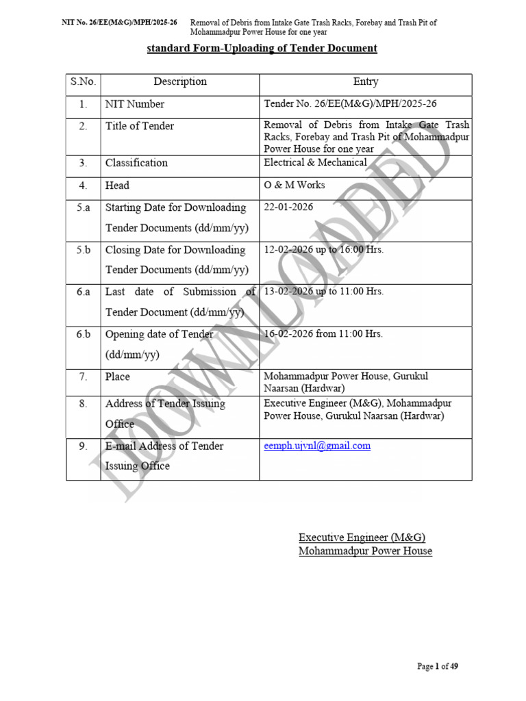 Tender Document 15542 | PDF | Procurement | Specification (Technical ...