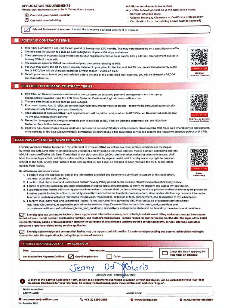 Application Form SAF | PDF