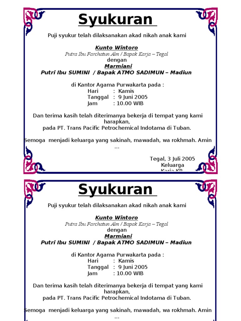 Inspirasi Untuk 25 Undangan Besek Pernikahan Doc