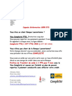 Capsule #2 D'information Pour Les Syndiqués Du SEPB 573 - Banque Laurentienne