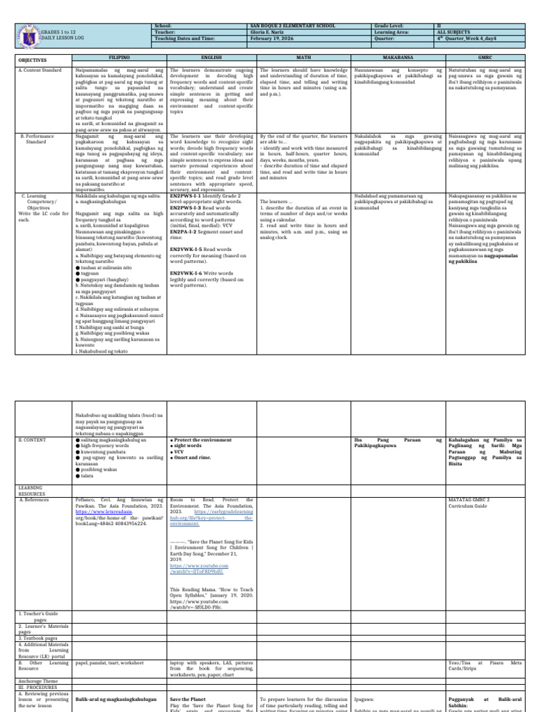 Quarter4 Week4 Day4 | PDF