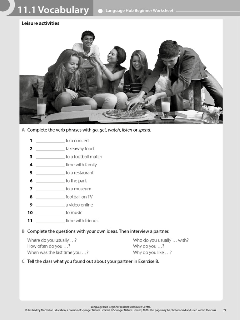 Leisure Act and Love Like Enjoy + Ing | PDF | Grammar | Human Communication
