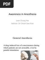 Download Awareness in Anesthesia Finalised by Lean Cy SN100519504 doc pdf