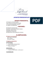 Apositos Periodontales