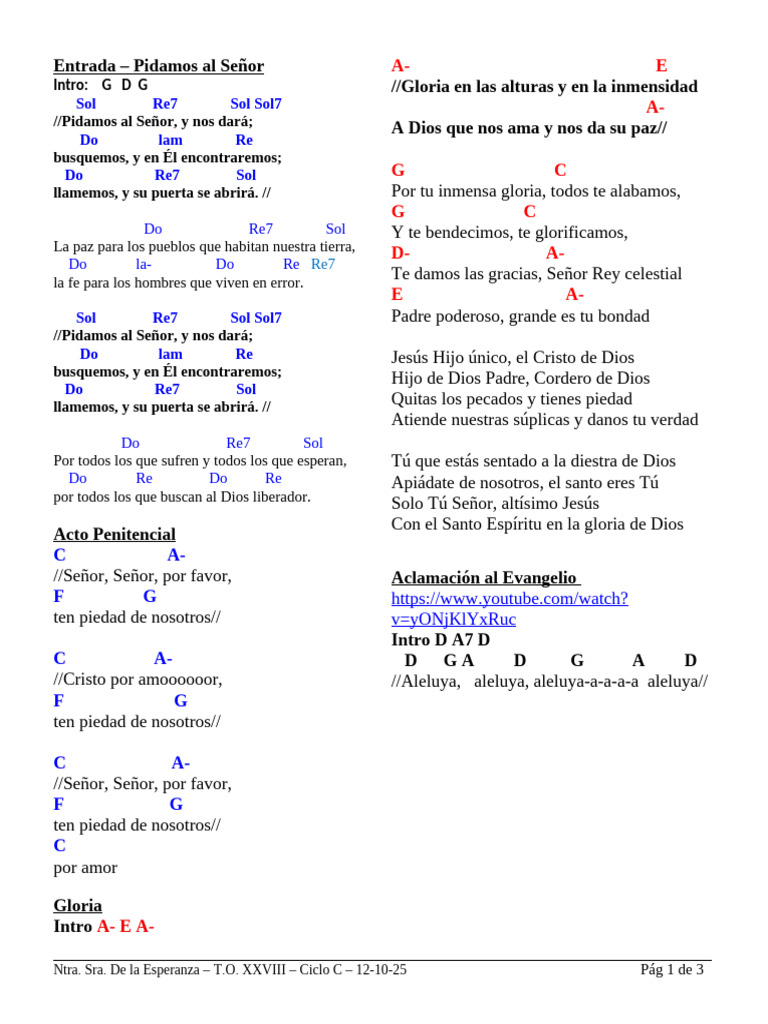 83 T.O. Xxviii Notas 12 10 25 | PDF | eucaristía | Cristo (título)