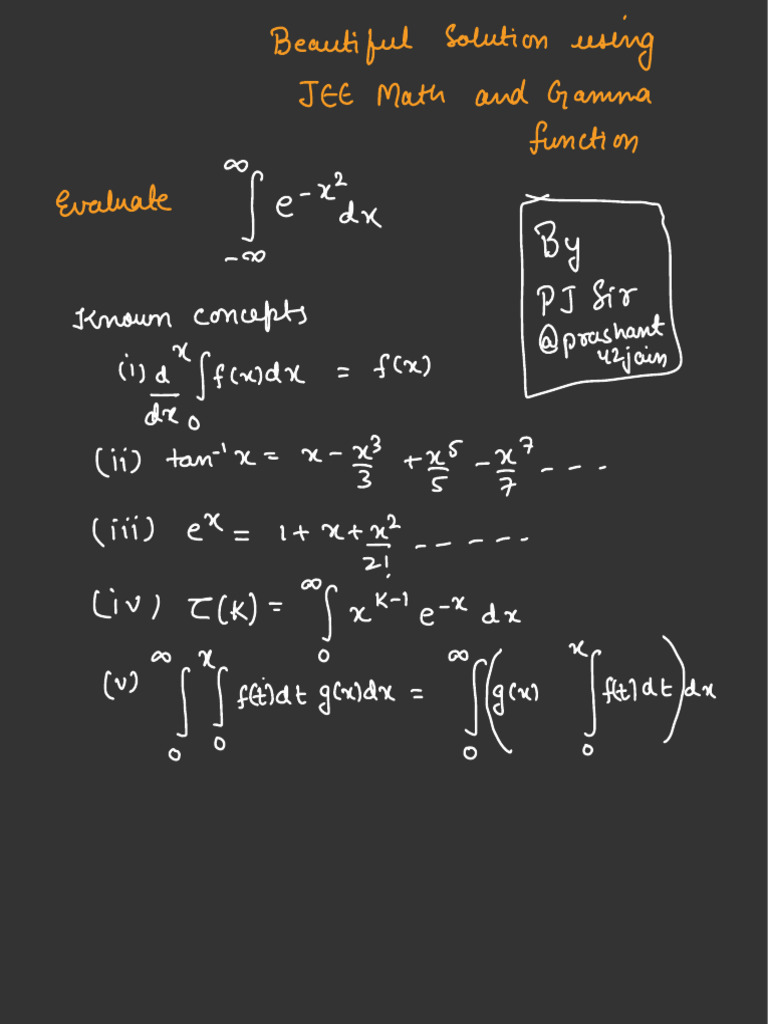 Gauss and Gamma | PDF | Mathematics