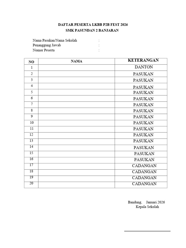 Formulir P2B FEST - PDF - 20251230 - 154750 - 0000 | PDF